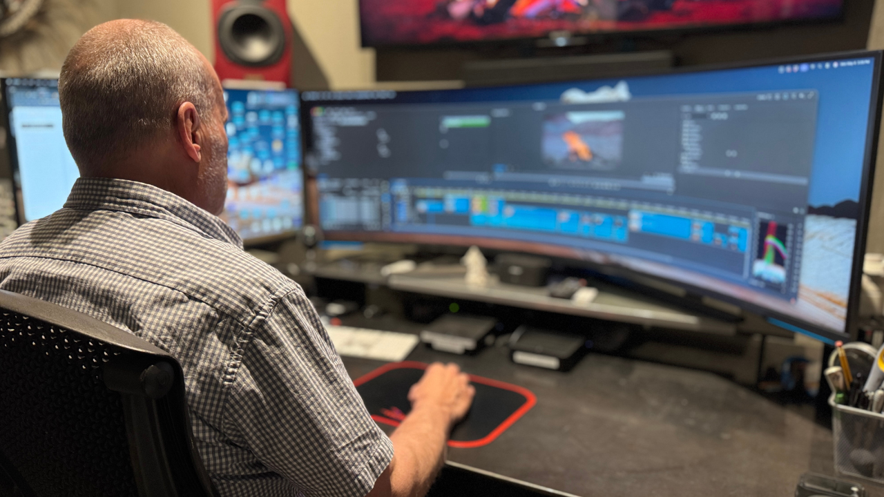 Video editing on a computer